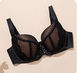Plus-Size Lingerie Set for Women: Designed for Fuller Busts — Underwire Support, Lifting & Shaping, Slimming Effect, Lace-Up Bra Set