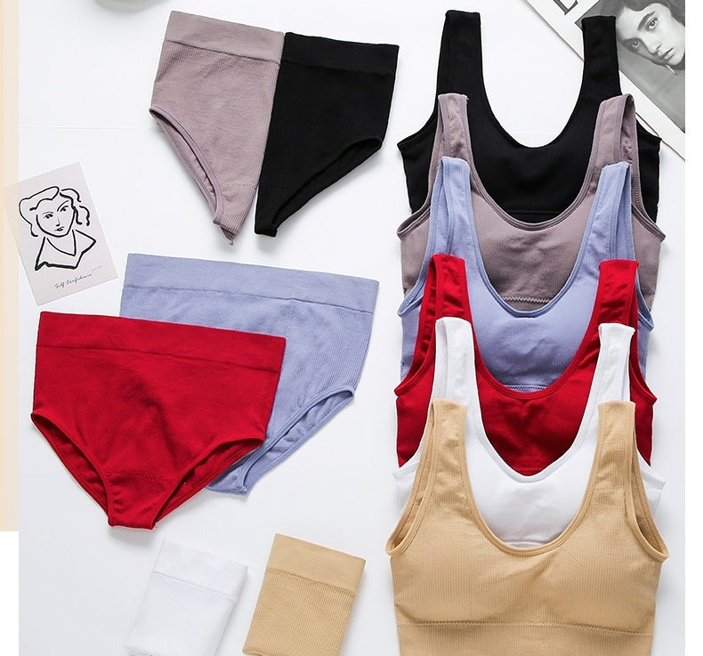 Stylish & Seamless, Butt-Lifting & Sculpting, Breathable & Comfortable — Versatile Women's Sports Bra and Panty Set