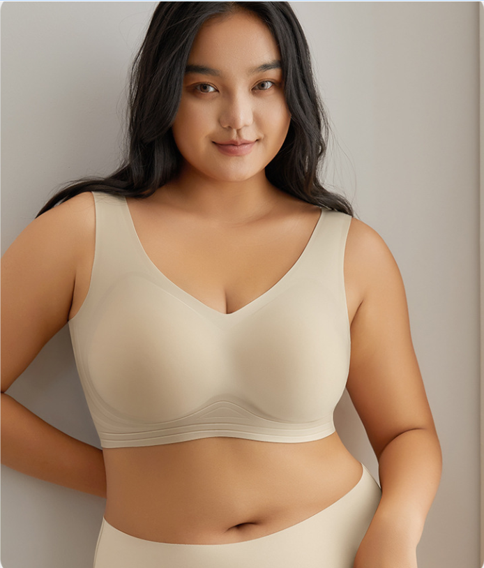 Plus-Size, Seamless, Ultra-Soft & Lightweight — Slimming, Lift-Enhancing Women's Bra