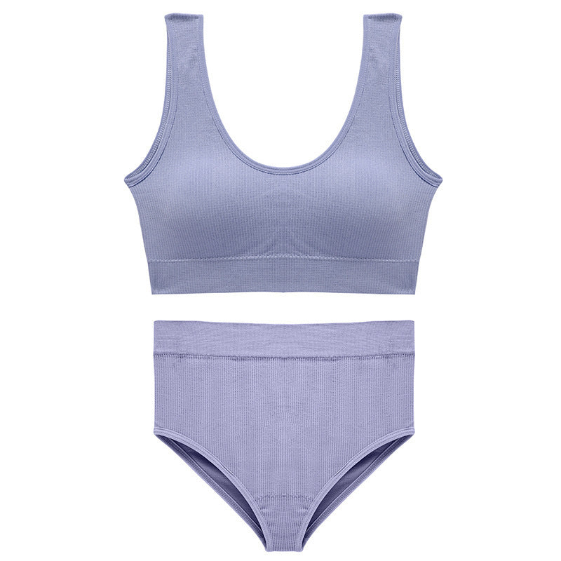 Stylish & Seamless, Butt-Lifting & Sculpting, Breathable & Comfortable — Versatile Women's Sports Bra and Panty Set